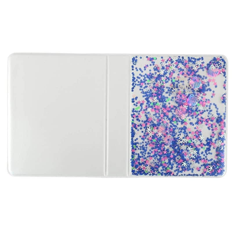 Mini Photo Album 64 Pockets Shell Album for Fujifilm Instax Mini 7s 8 8 9 25 26 50s 70 90 Film Polaroid Camera 3inch Film 1 Pcs Blue Shell