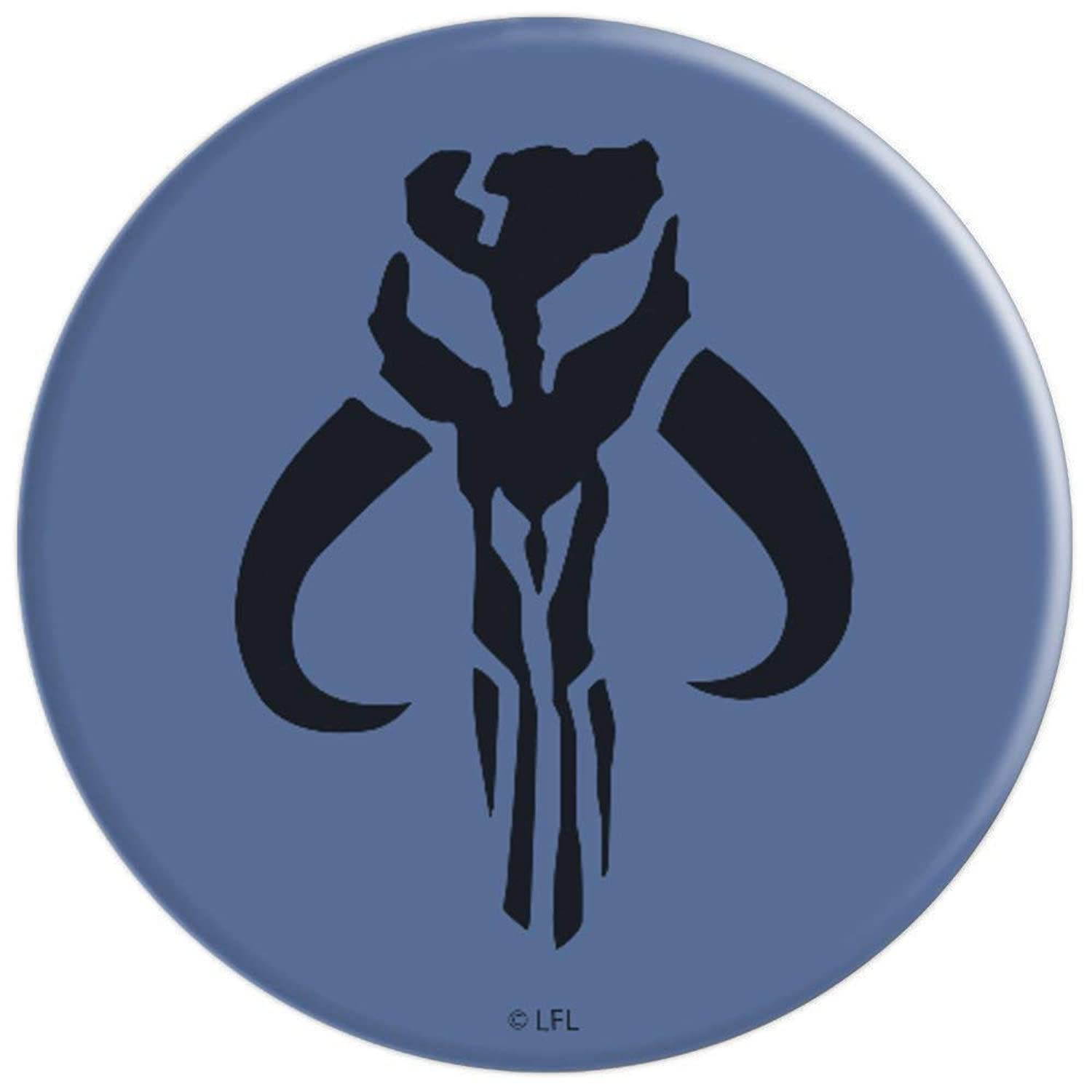 Star Wars The Mandalorian Mythosaur Skull Logo PopSockets Grip and Stand for Phones and Tablets