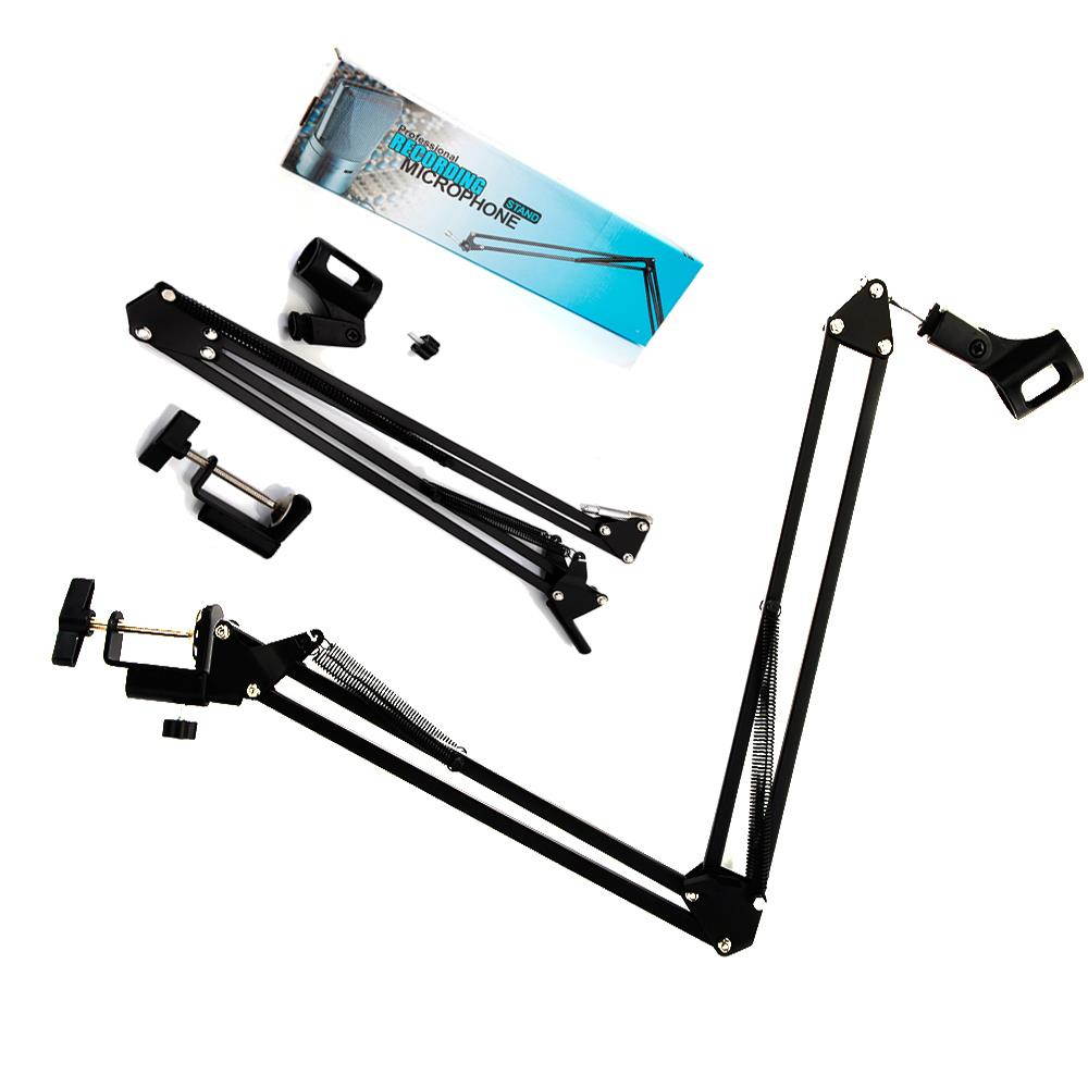 New Adjustable Desktop Microphone MIC Suspension Boom Scissor Arm Stand