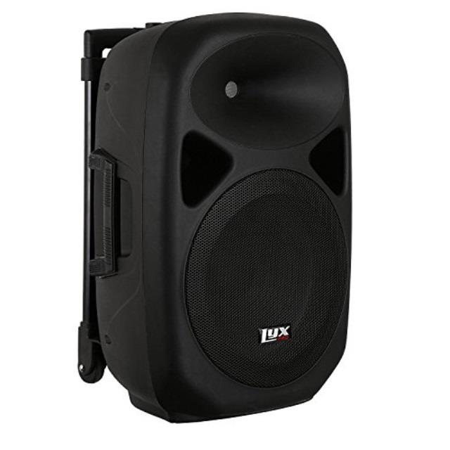 LyxPro 12&rdquo; Battery PA Speaker w/ 2 Wireless Microphones , Blootuth MP3 USB SD