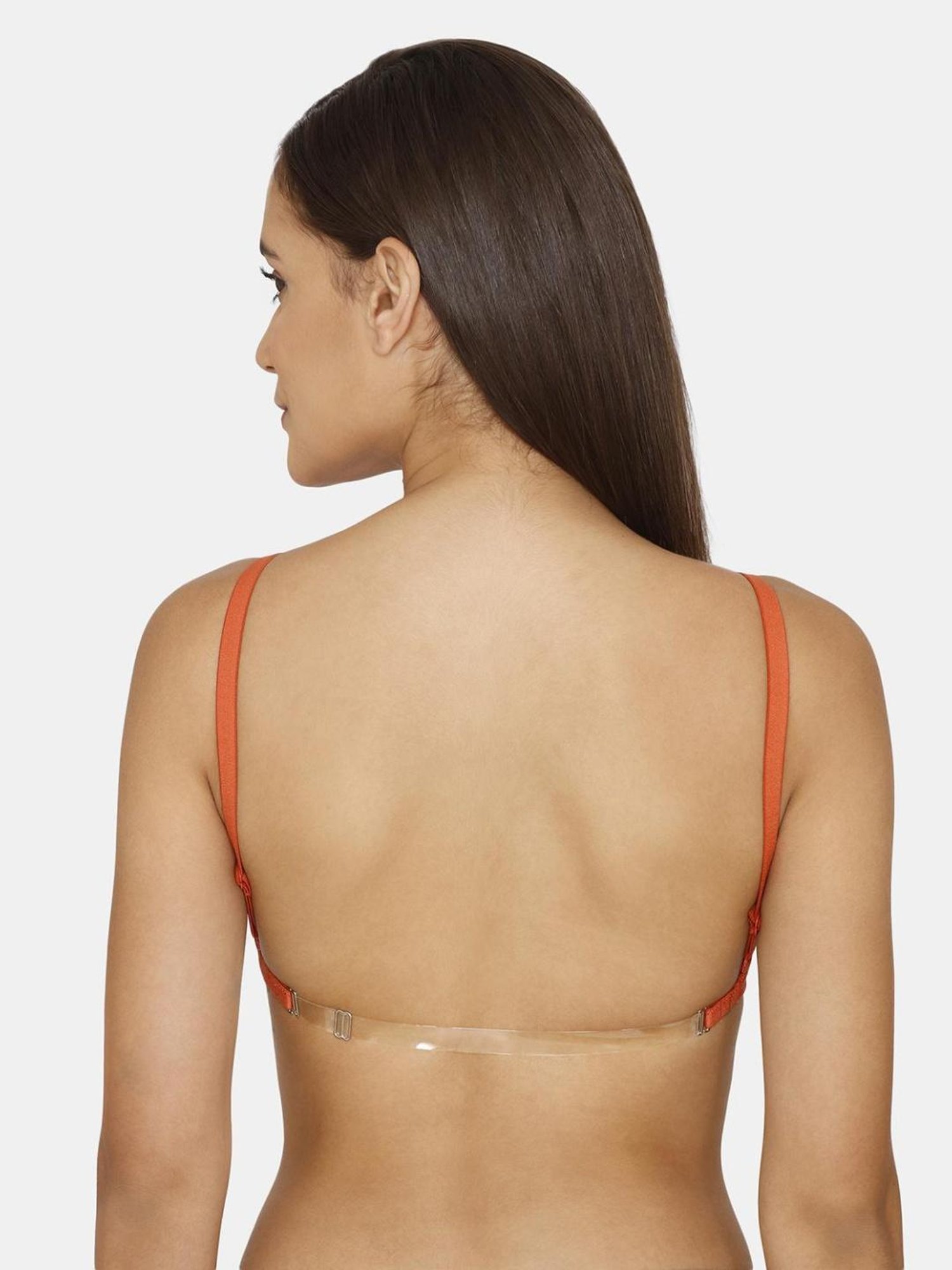 Rosaline by Zivame Orange Non-padded Bra