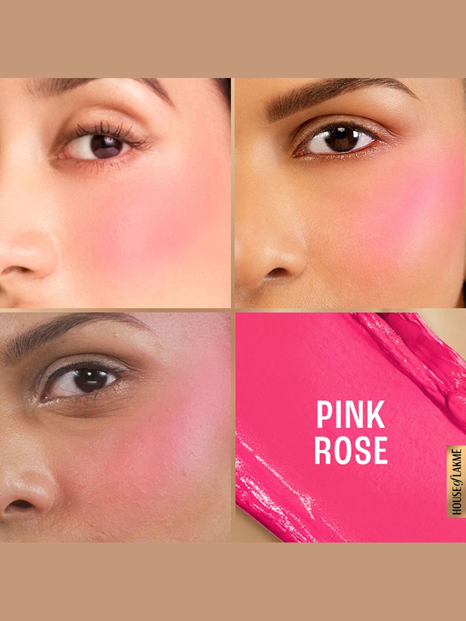 Lakme Powerplay Velvet Creme Blush Pink Rose - 9 gm