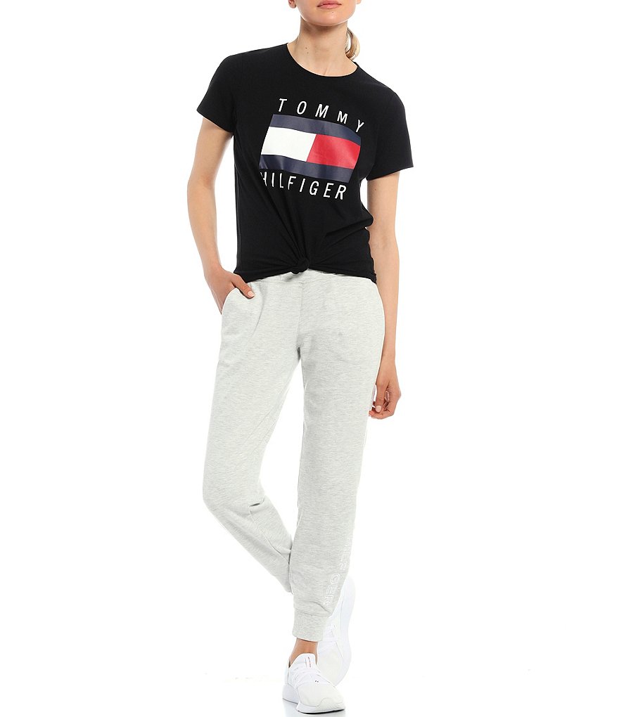 Tommy Hilfiger Sport Logo Knotted Tee