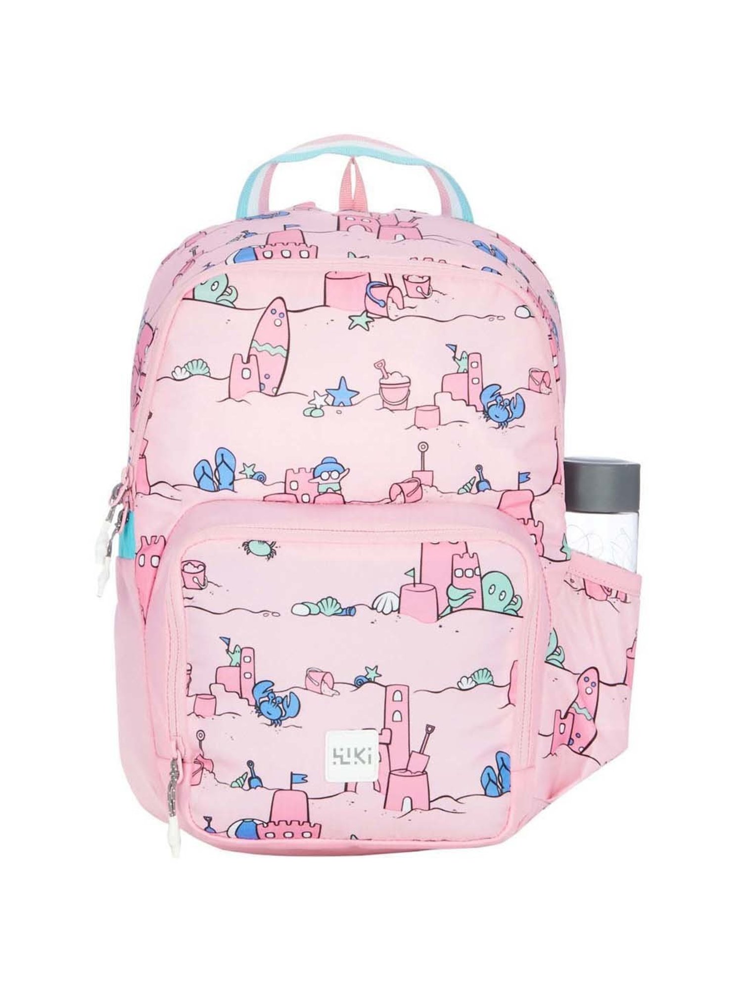 Wiki 11 Ltrs Pink Medium Backpack