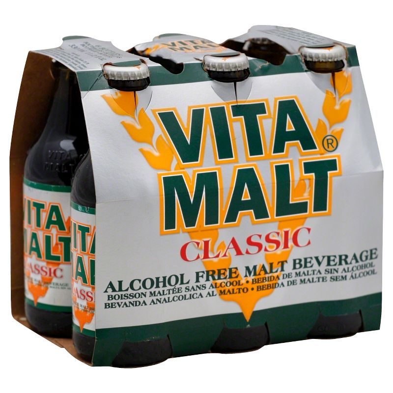 Vita Malt Classic Non Alcoholic Malt Beverage - 6ct