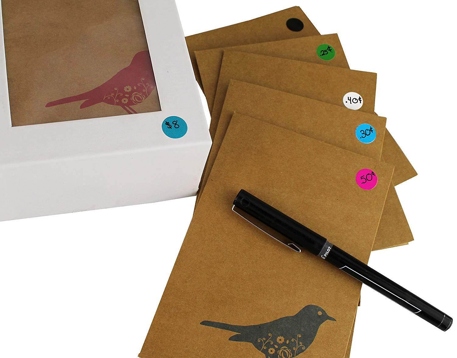 ChromaLabel 1/2 inch Removable Color-Code Dot Labels | 1,000/Dispenser Box (Black)