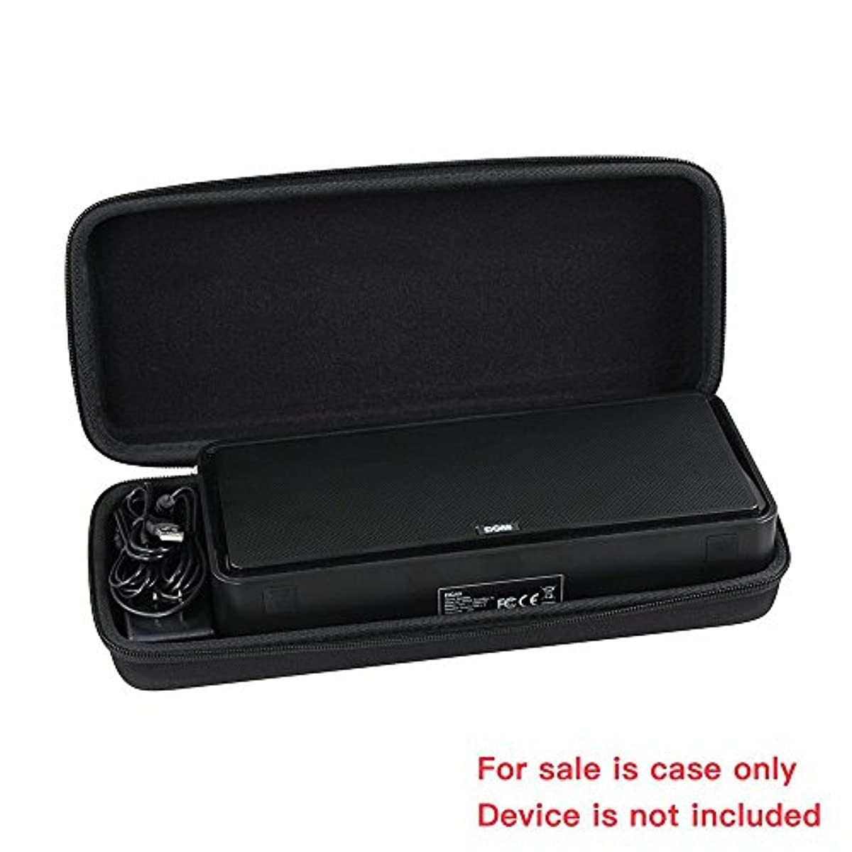 Hermitshell Hard EVA Travel Black Case Fits DOSS SoundBox XL Bluetooth Speakers Daul-Driver Wireless Bluetooth Home Stereo Speaker