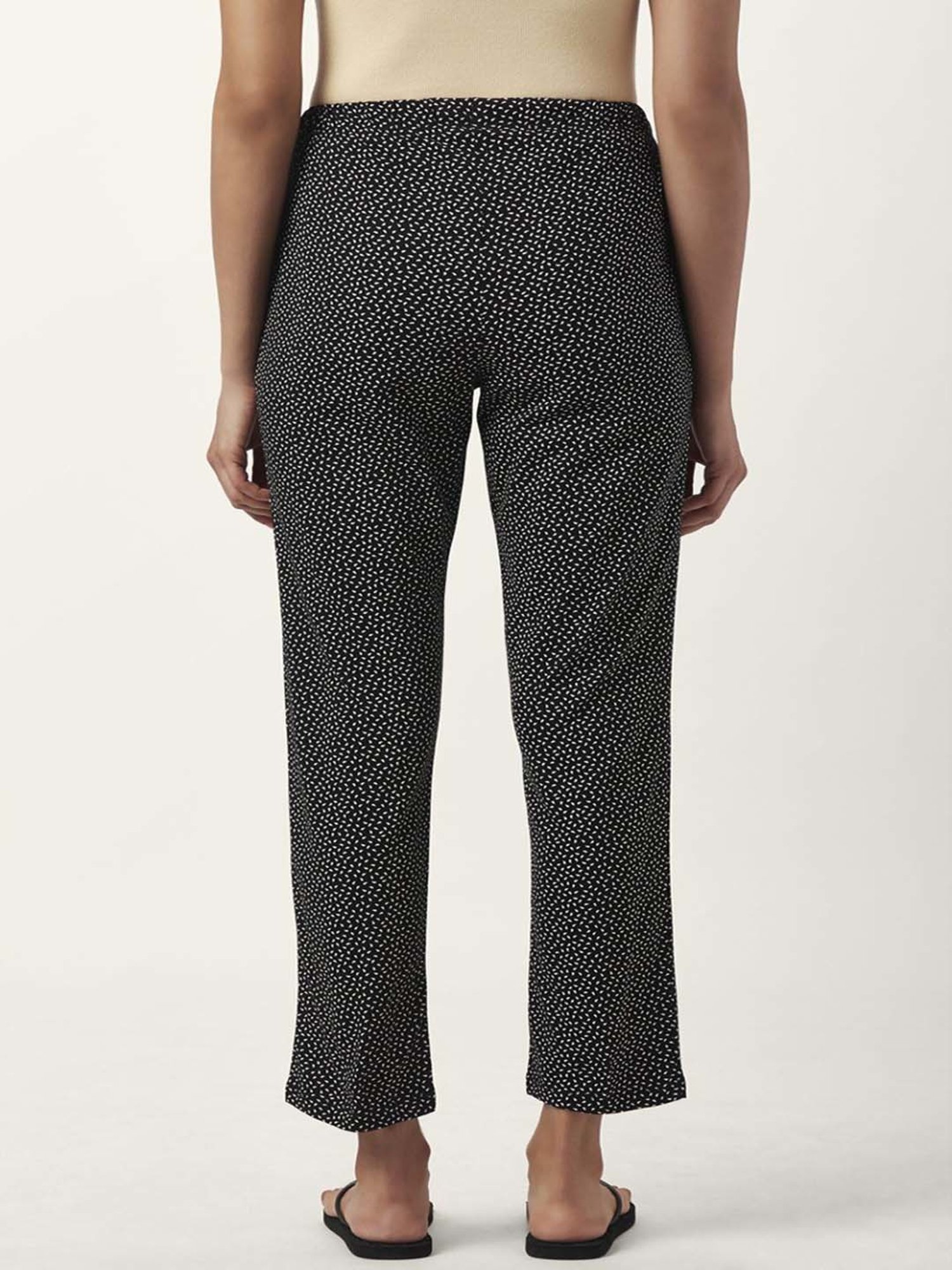 Dreamz by Pantaloons Pink Black Cotton Printed Pyjamas