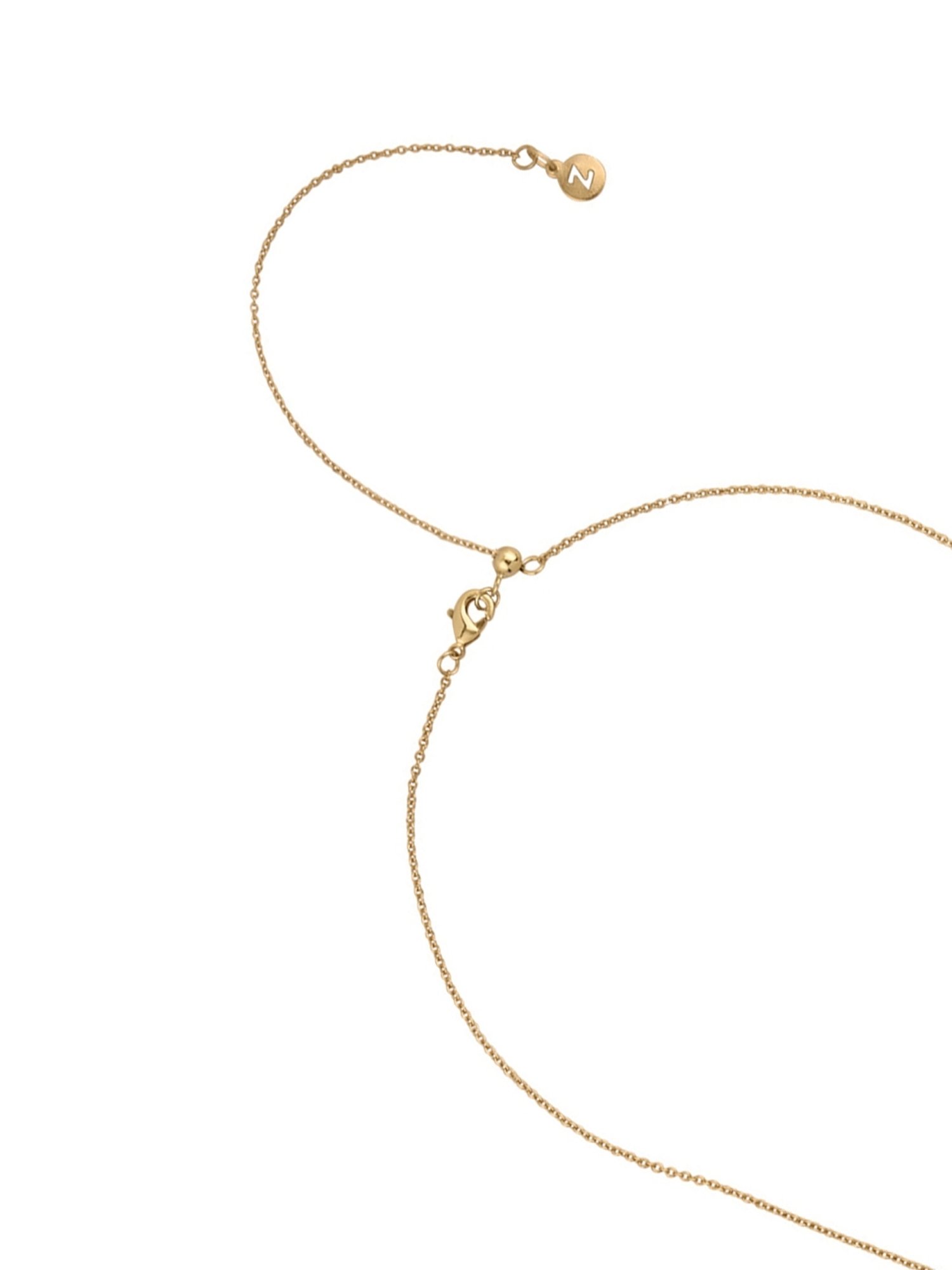 Accessorize London Women's Z Real Gold Plated Cubic Zirconia Pendant Necklace