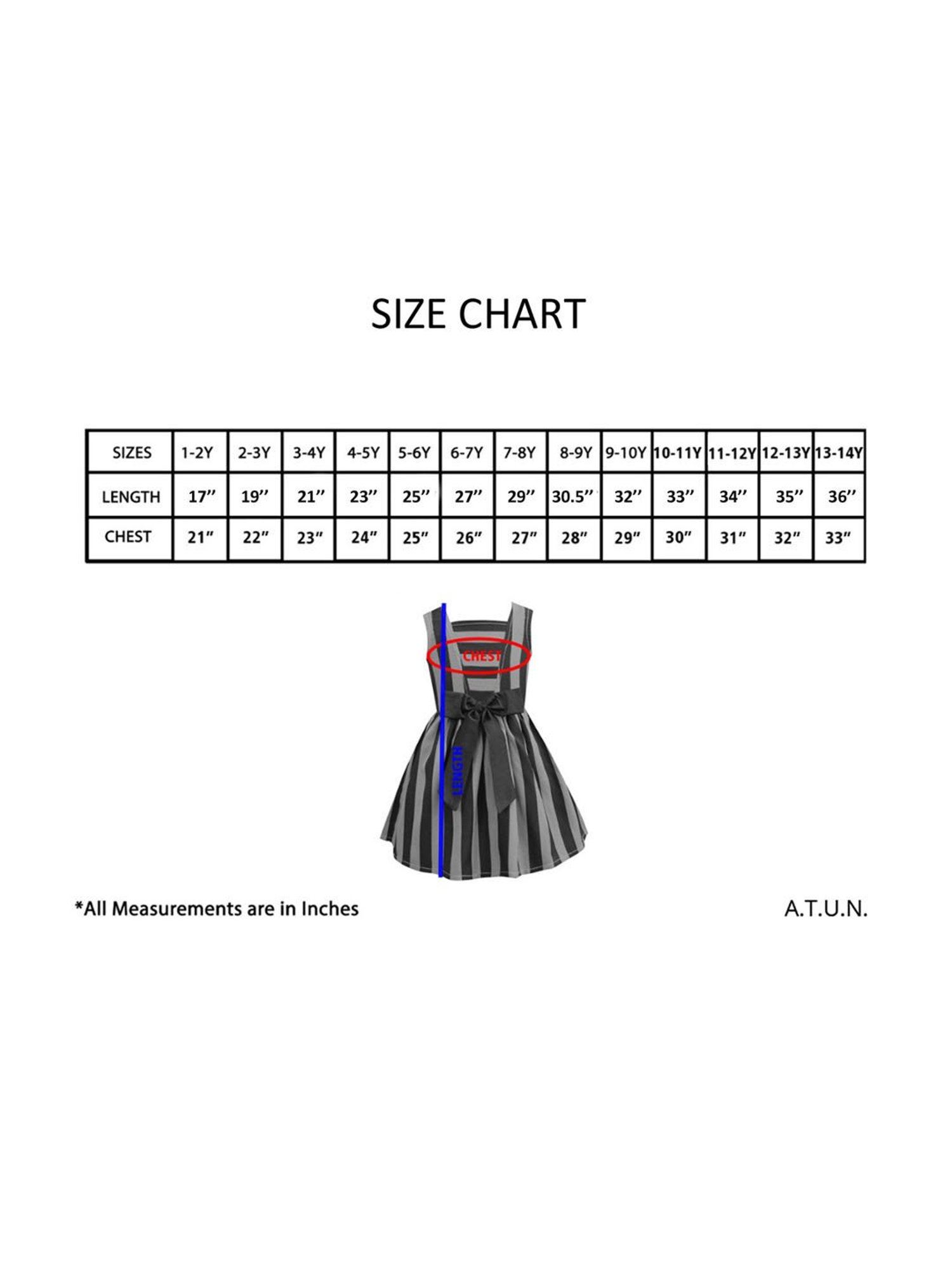 A.T.U.N. Navy & White Striped Dress