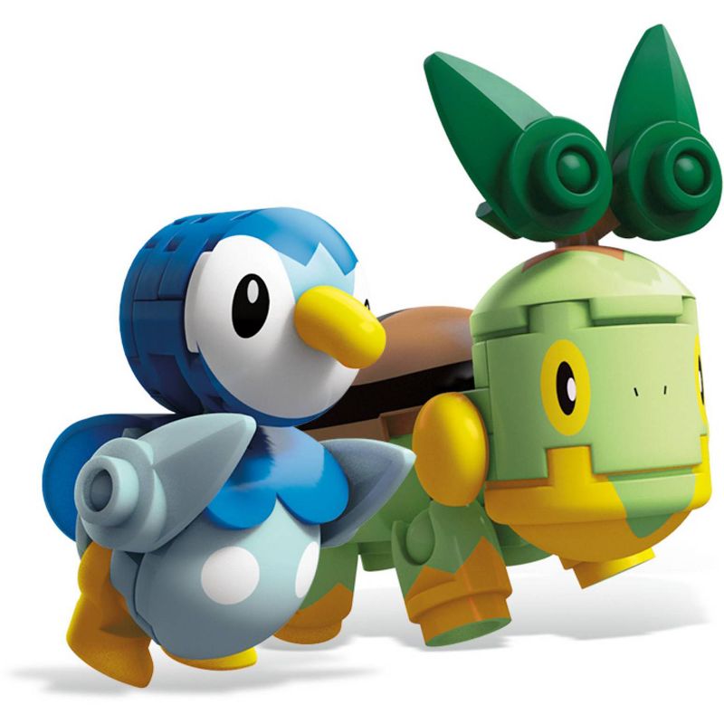 Mega Construx Pokemon Piplup vs. Turtwig Construction Set