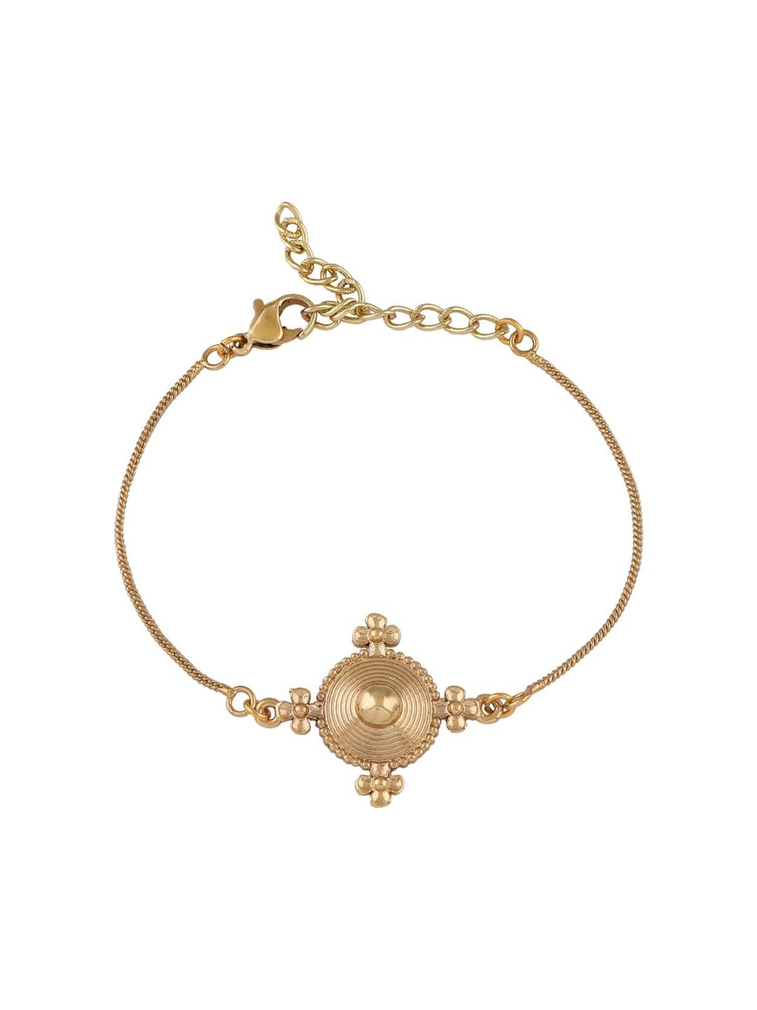 Estele Gold-Plated Chain Bracelet for Women