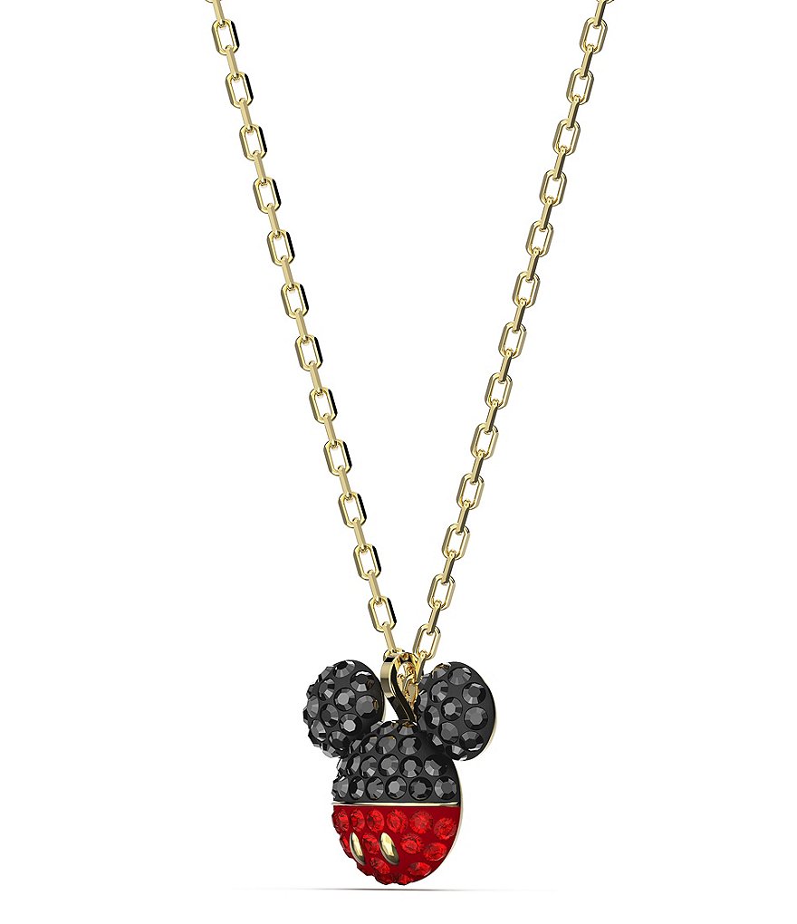 Swarovski Mickey & Minnie Pendant Necklace