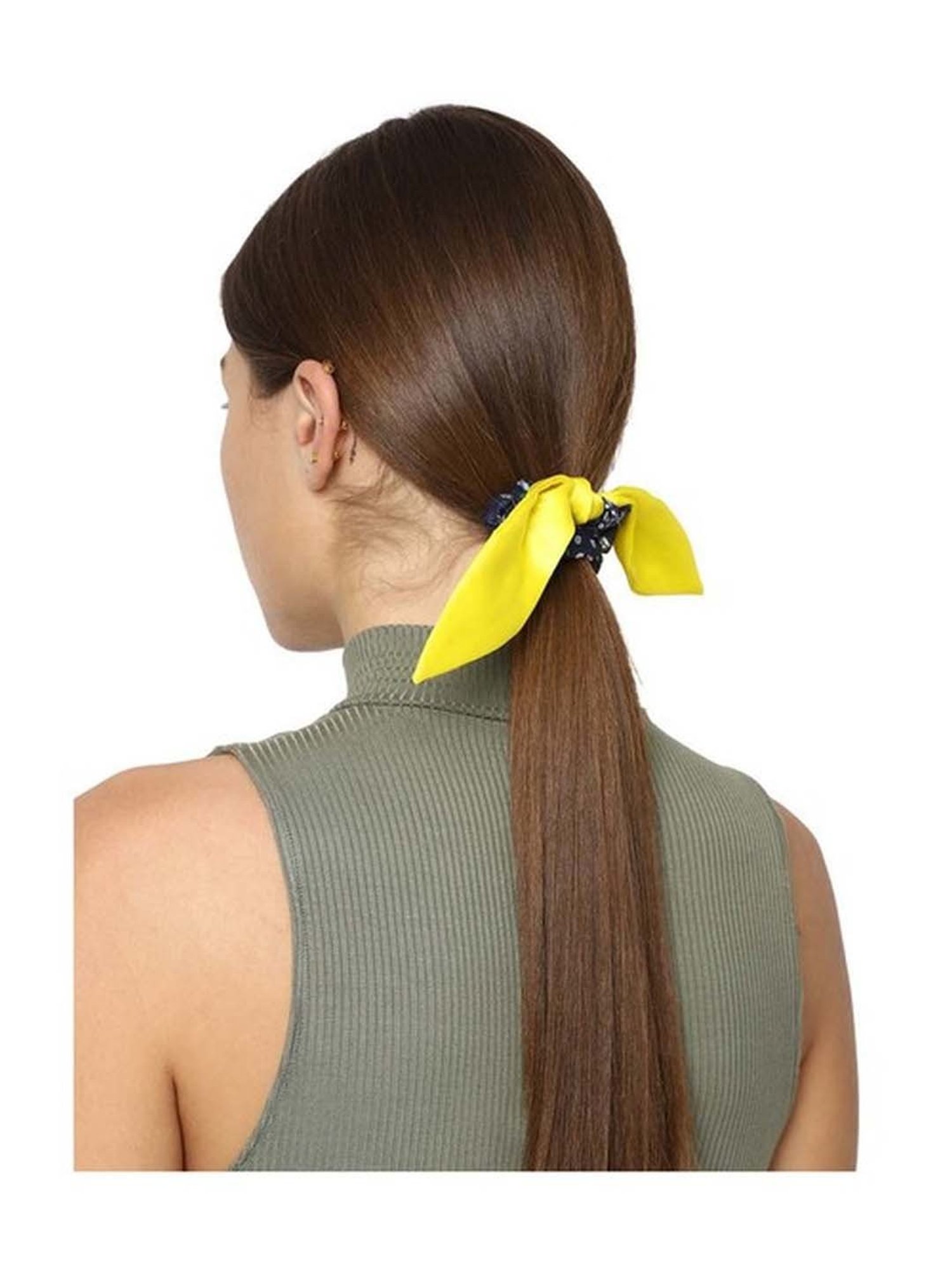 Forever 21 Ruffled Bow Scrunchie