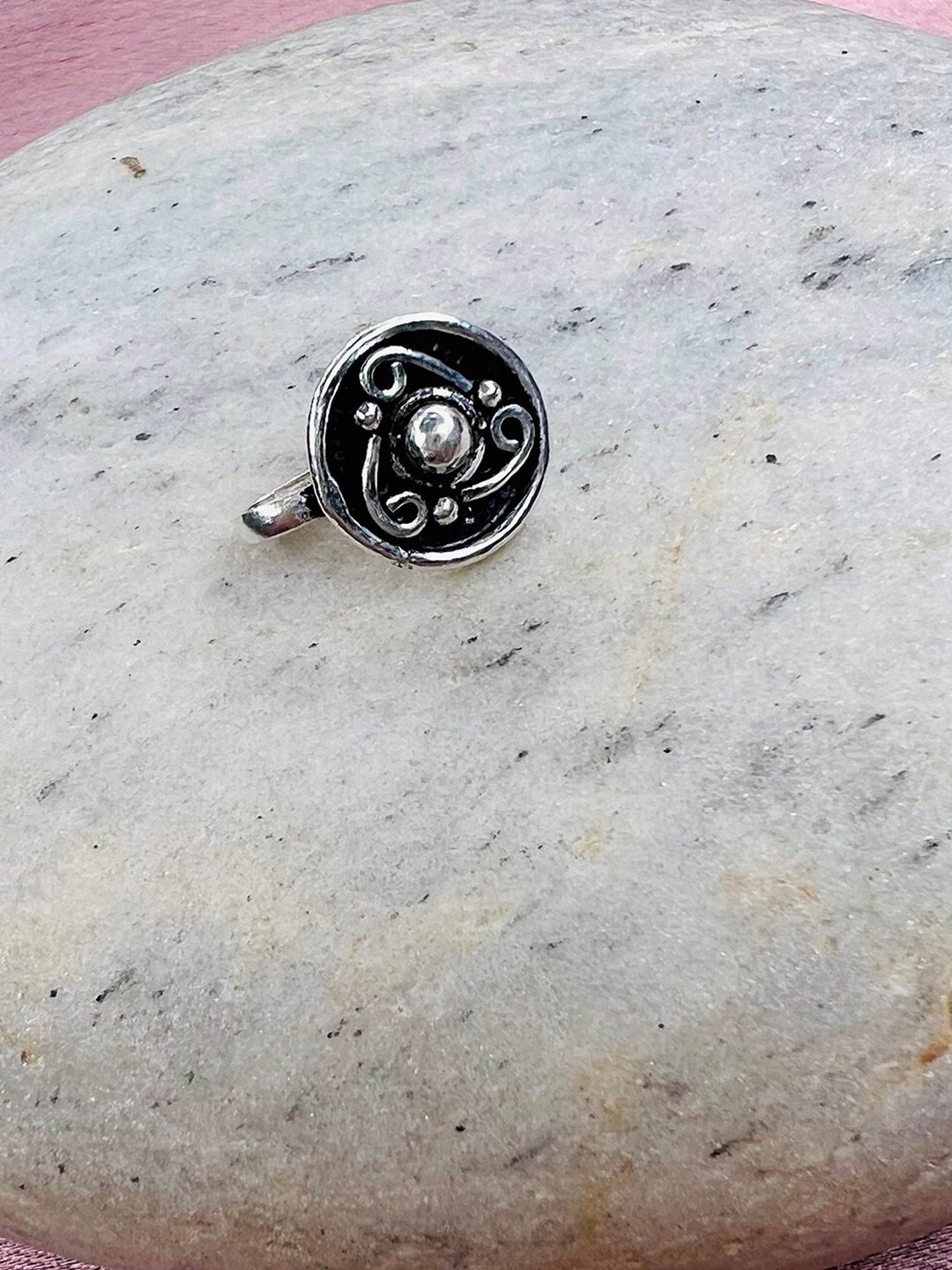 Zavya 92.5 Sterling Silver Floral Nosepin for Women