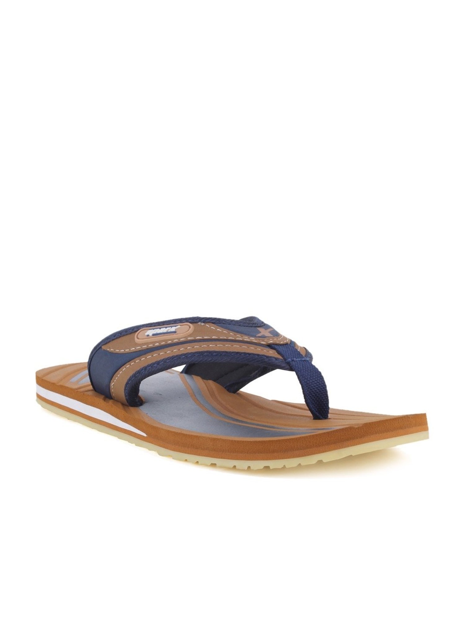 Sparx Men's Tan Flip Flops