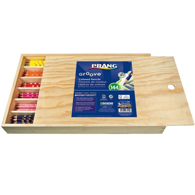 Prang Groove Color Pencils, Assorted, set of 144