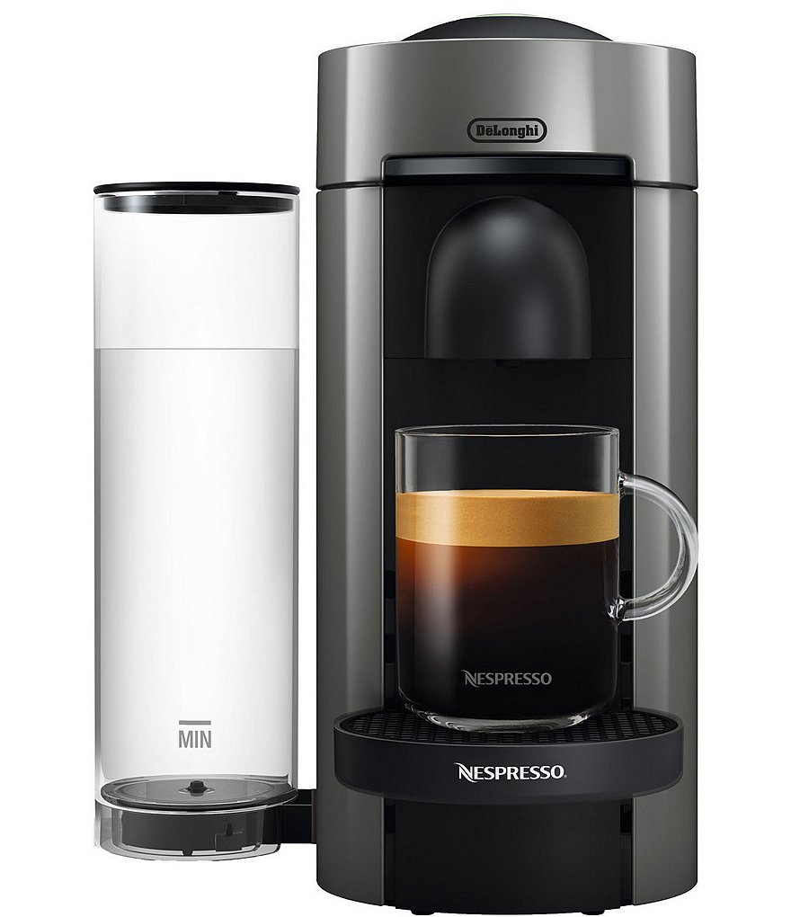 Nespresso VertuoPlus Coffee & Espresso Single-Serve Machine with Aeroccino Milk Frother