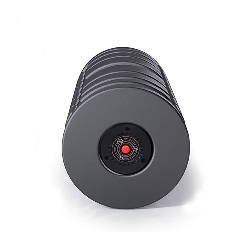 Lifepro LPSRGBLK Velocity 4 Speed Vibrating Deep Muscle Tissue Trigger Point Massage Workout Exercise Therapy Recovery Foam Massager Roller, Black