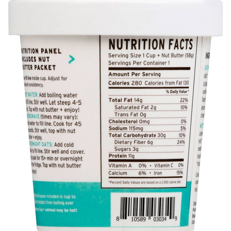 Purely Elizabeth Collagen Protein Oat Cup - Vanilla Pecan