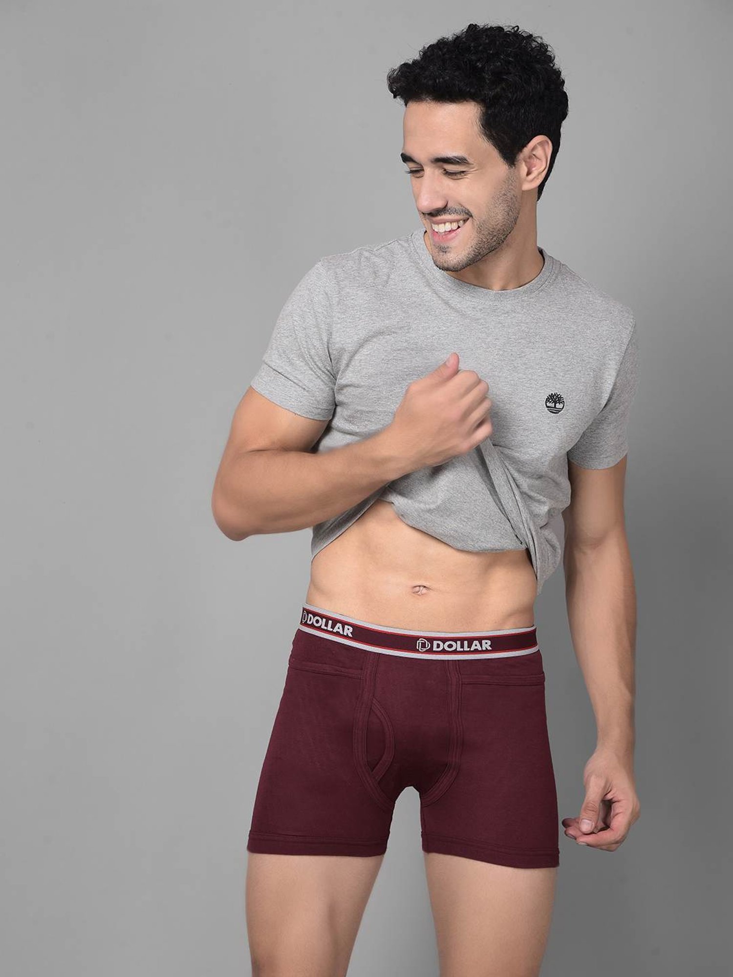 Dollar Bigboss Assorted Cotton Regular Fit Trunks - Pack Of 2