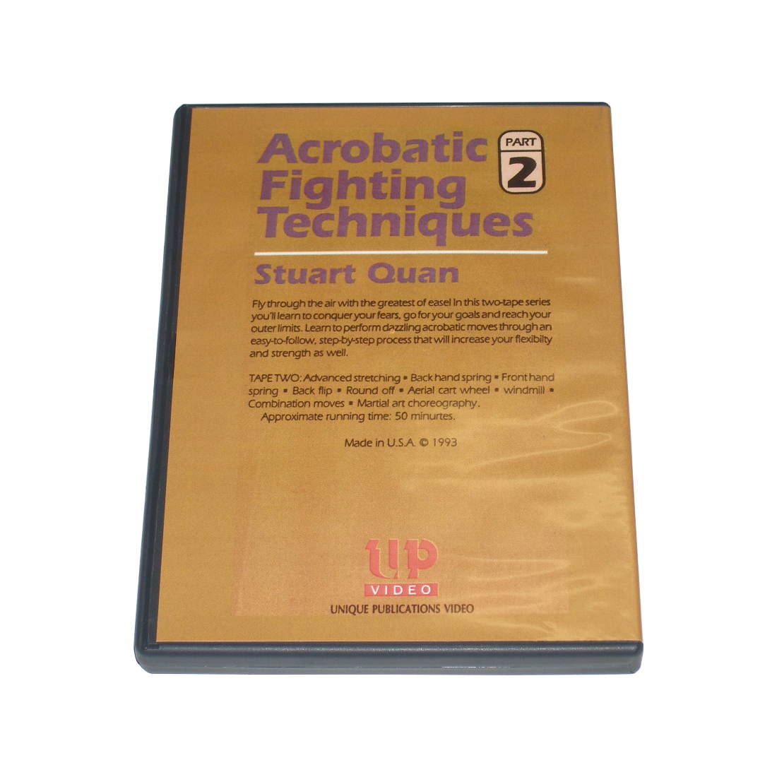 Acrobatic kung fu karate Fighting Techniques #2 DVD Stuart Quan ACR002-D