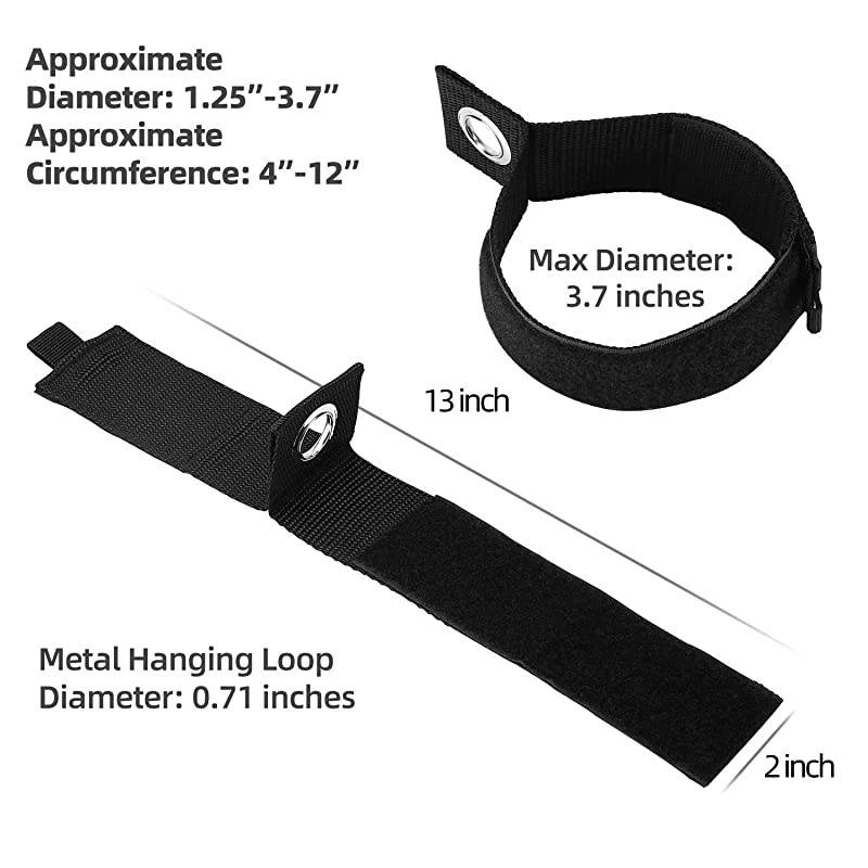 12 Pack Heavy Duty Extension Cord Holder Organizer Hook and Loop Cable Straps for Garage Organization Cord Wraps for HomeRVWorkshop Tool Storage Fit with Garage Hook and Pool Hose Hanger