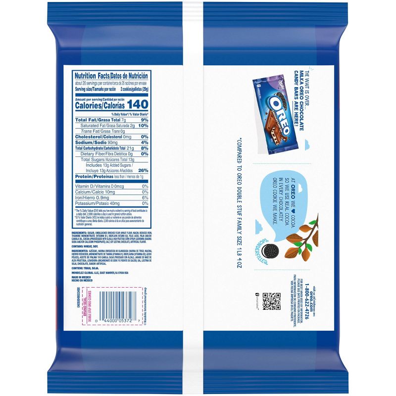Oreo Double Stuf Chocolate Sandwich Cookies - 26.7oz