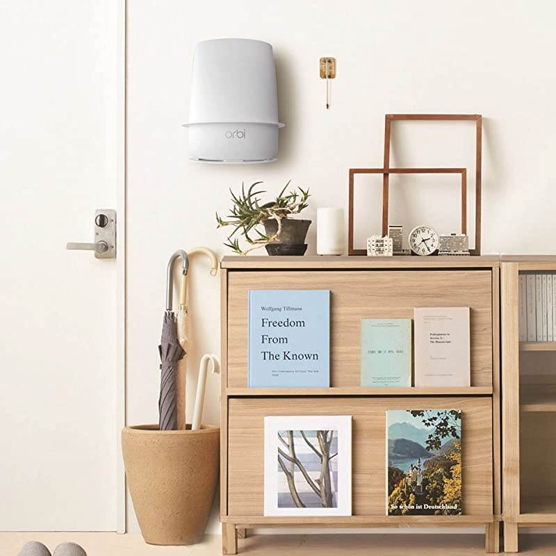 Compatible Wall Mount Netgear Orbi, Sturdy Metal Made Mount Stand Holder Compatible Orbi WiFi Router RBS40, RBK40, RBS50, RBK50, AC2200, AC3000. (1 pcs)