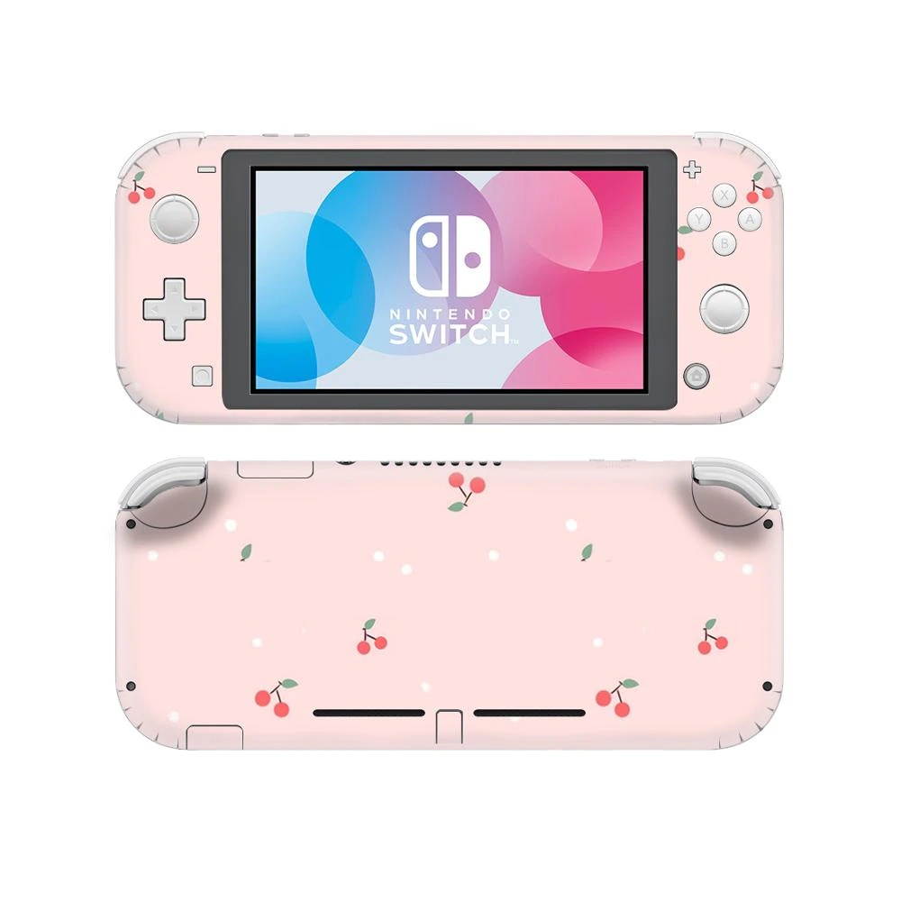 Pure Pink Cherry NintendoSwitch Skin Sticker Decal Cover For Nintendo Switch Lite Protector Nintend Switch Lite Skin Sticker