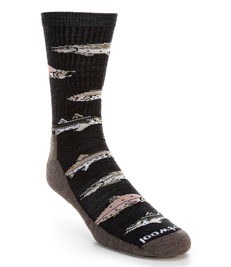 Smartwool Everyday Fish Pattern Crew Socks