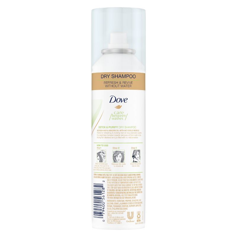 Dove Beauty Refresh + Care Detox & Purify Dry Shampoo - 5 fl oz