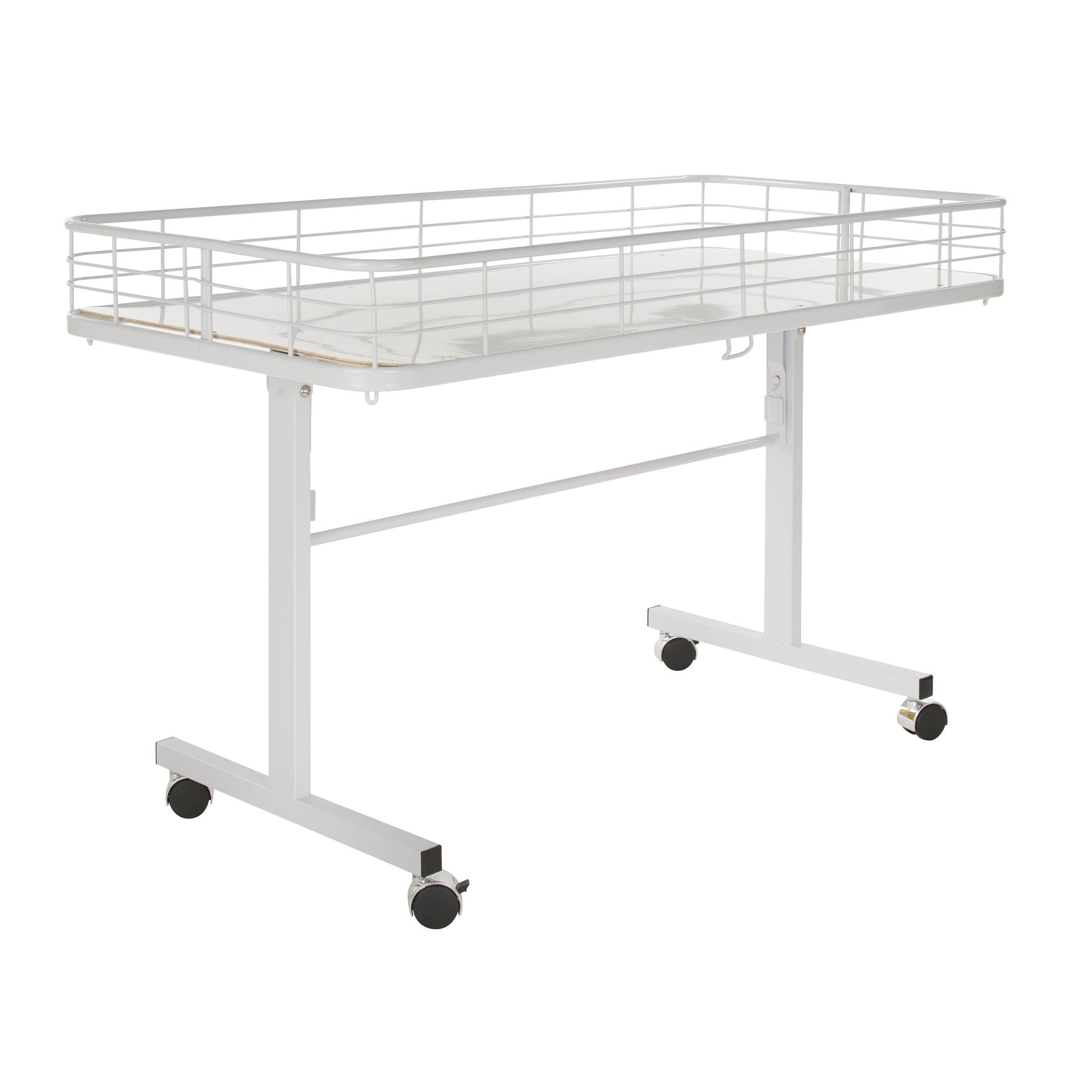 Econoco DT48 - W Folding Dump Table - White