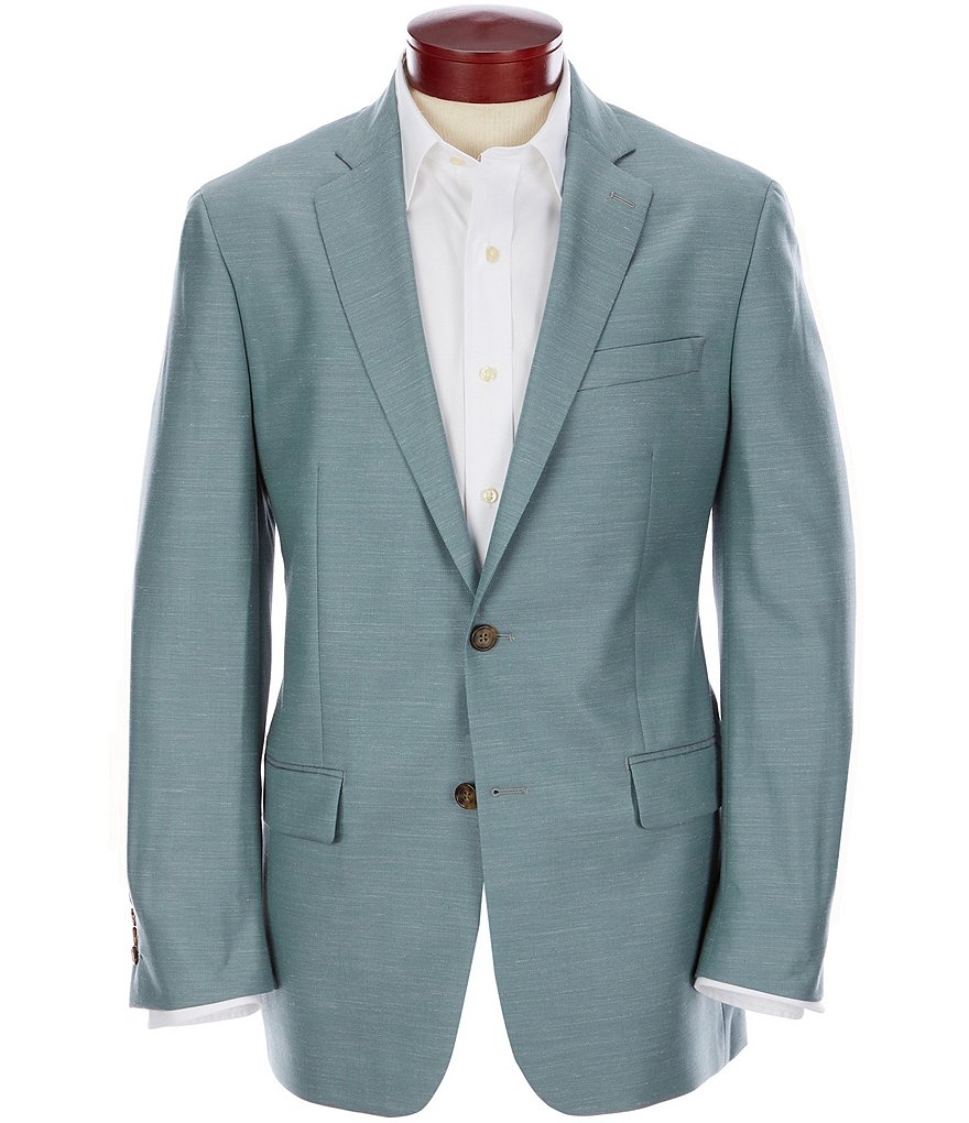 Ralph Ralph Lauren Classic Fit Solid Green Wool Blend Sportcoat