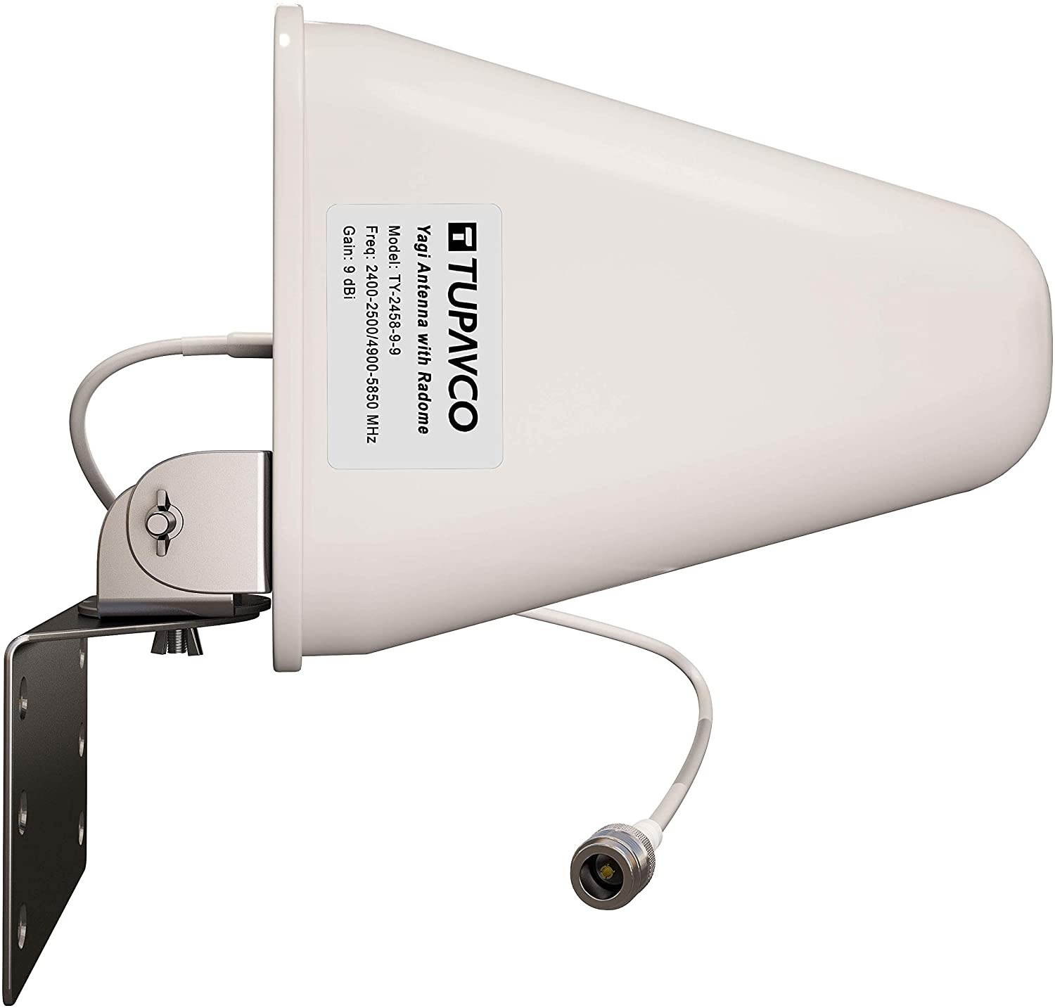 Tupavco DB541 WiFi Antenna Dual Band - (2.4GHz) and (5GHz/5.8GHz) 9DBI - Medium Range Directional Wireless LAN Network Antenna