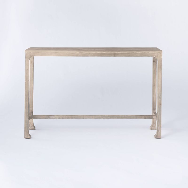 Belmont Shore Curved Foot Console Table Knock Down Natural - Threshold™ designed with Studio McGee