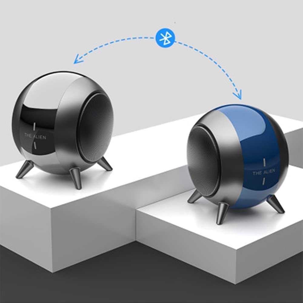 New Wireless Bluetooth Speaker Mini Metal Cannon Audio Gift Home Office Use (Green)