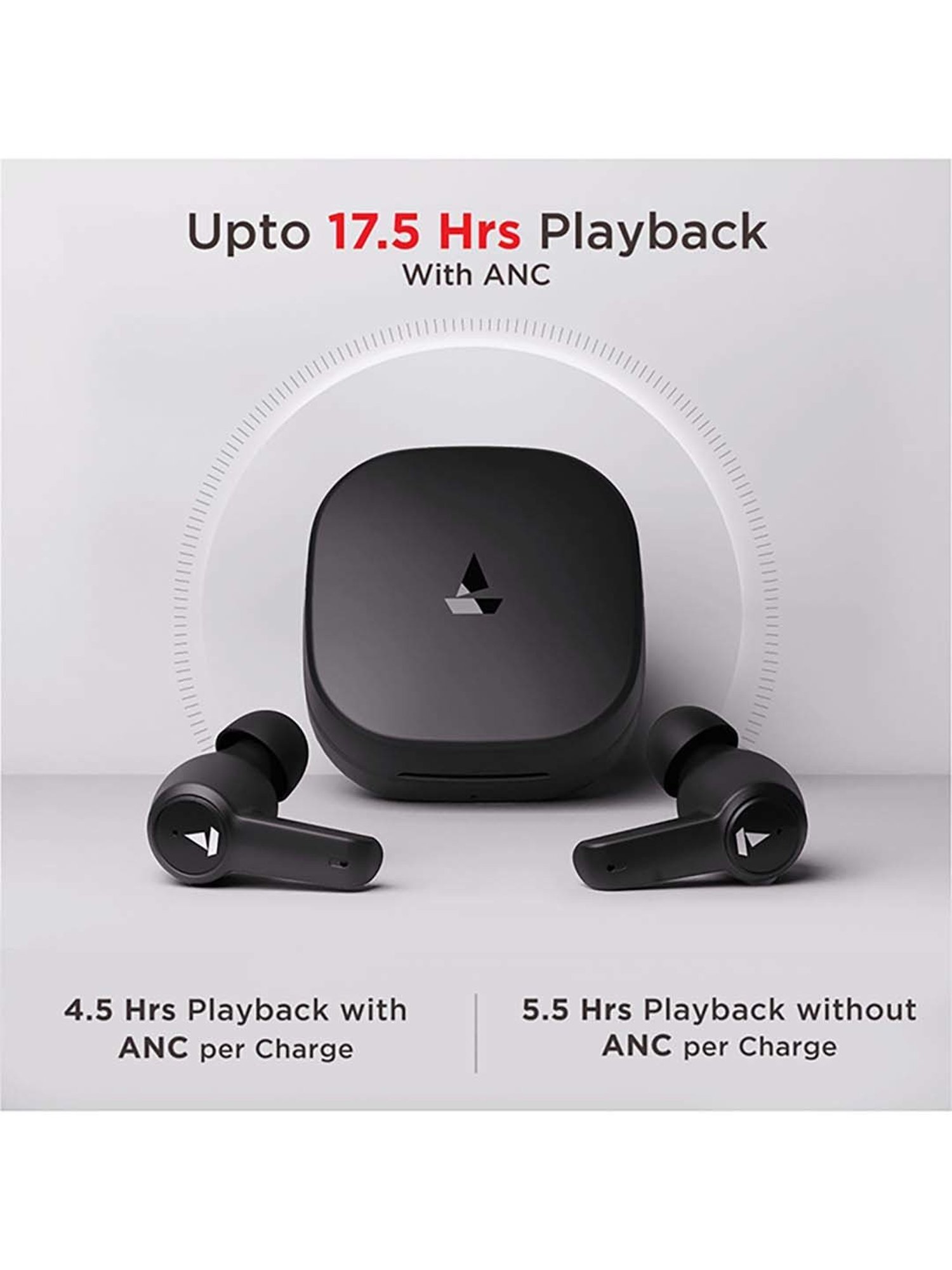 boAt Airdopes 411 Bluetooth Truly Wireless Earbuds (Black)