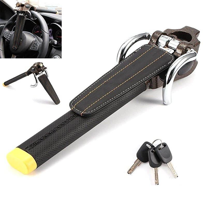 Highend Steering Wheel Lock Anti Cut Saw Rust with 3 keys for SUV Heavy Duty Vehicle Car