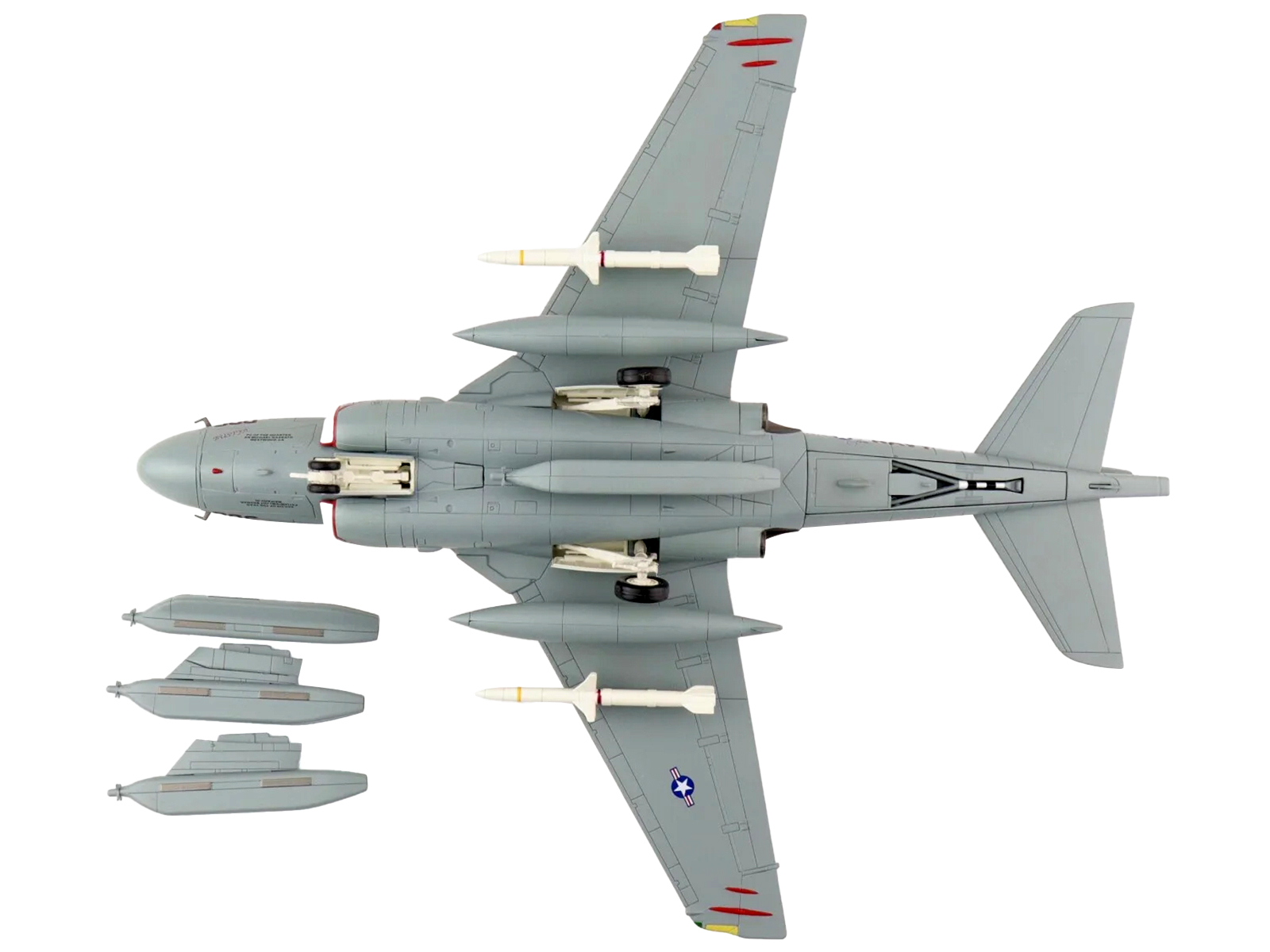 Grumman F-14B Tomcat Fighter Aircraft "VF-103 Jolly Rogers USS George Washington" (2000) United States Navy "Air Power Series" 1/72 Diecast Model by Hobby Master