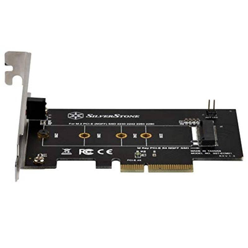 silverstone technology m2 to m key pci-e x4 card ecm21-usa