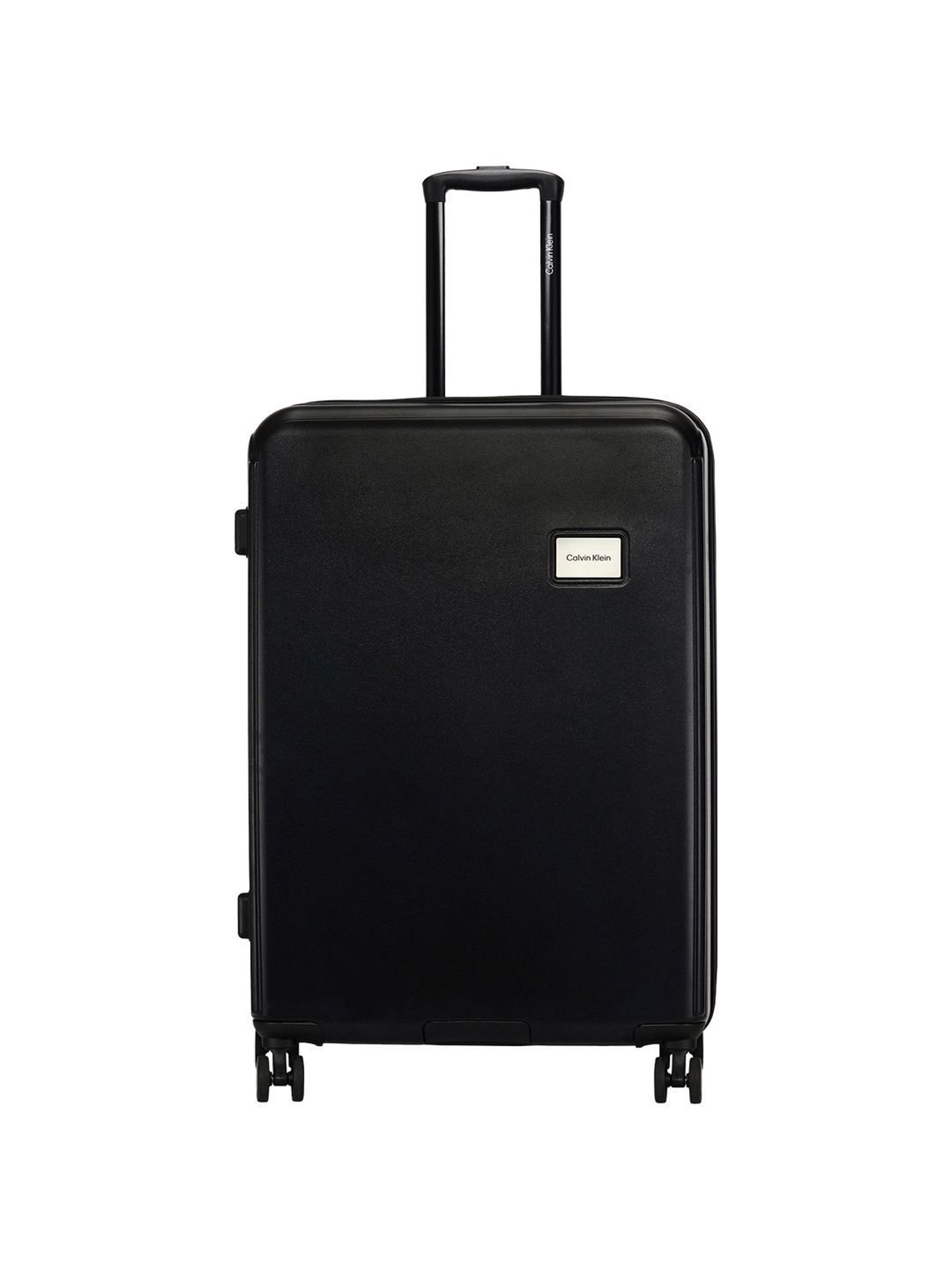 CALVIN KLEIN BLEEKER STREET Black 8 wheels Large Hard Cabin Trolley Bag