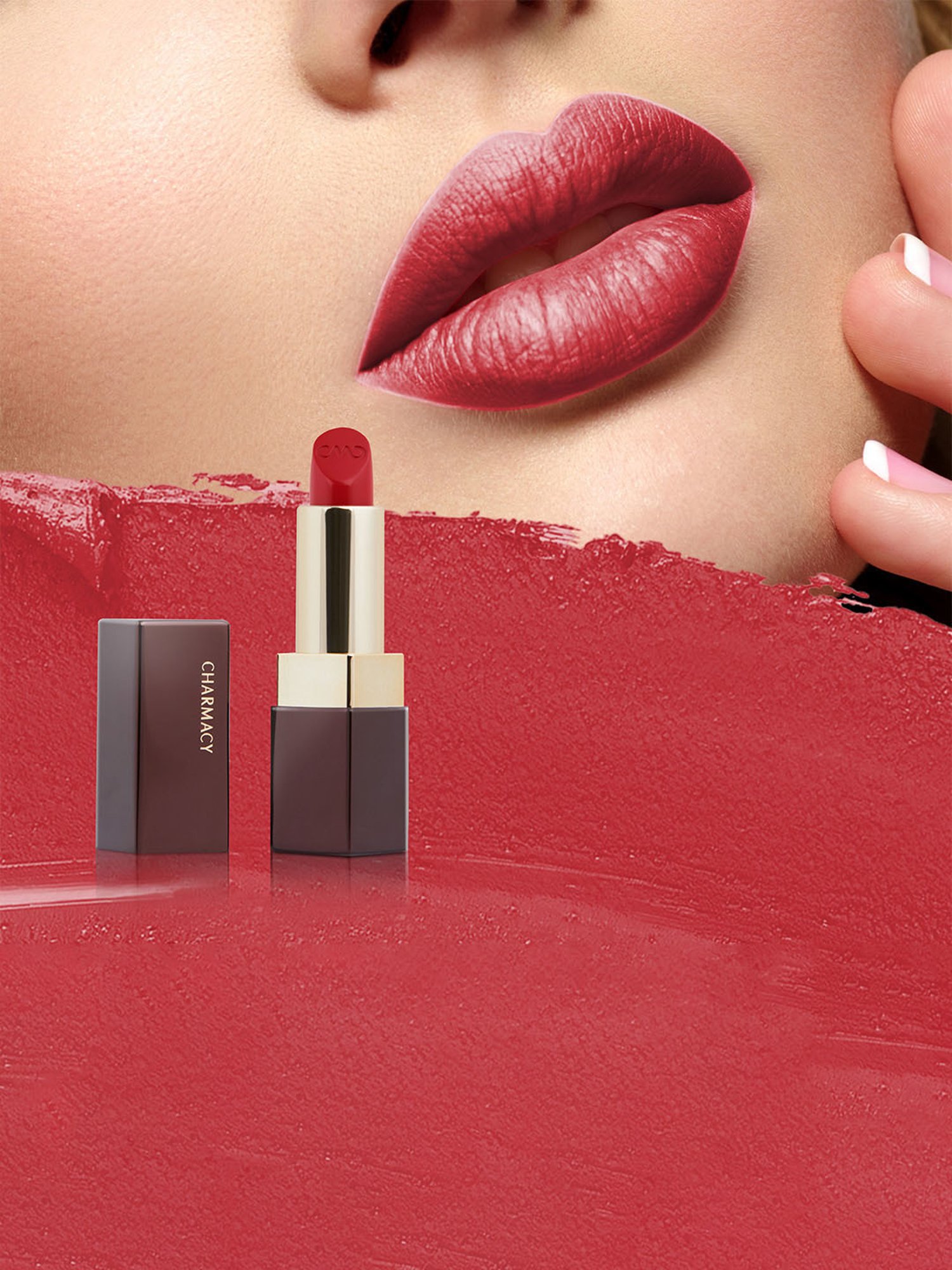 CHARMACY Milano Luxe Creme Lipstick True 15 - 3.8 gm