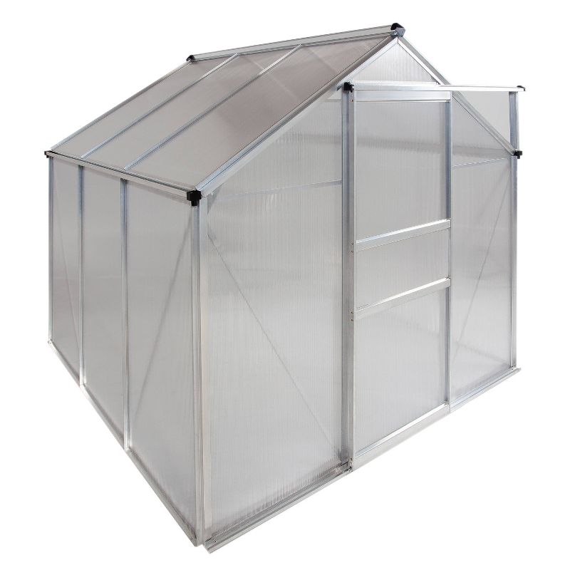 Lean-To Aluminum Greenhouse Clear - OGrow