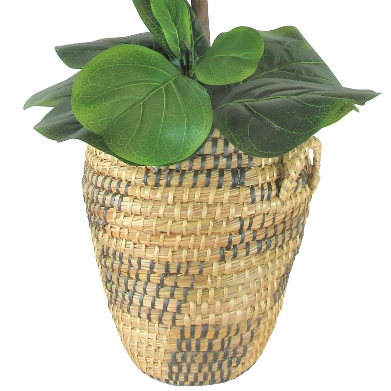40" Artificial Fig Tree in Natural Basket - LCG Florals