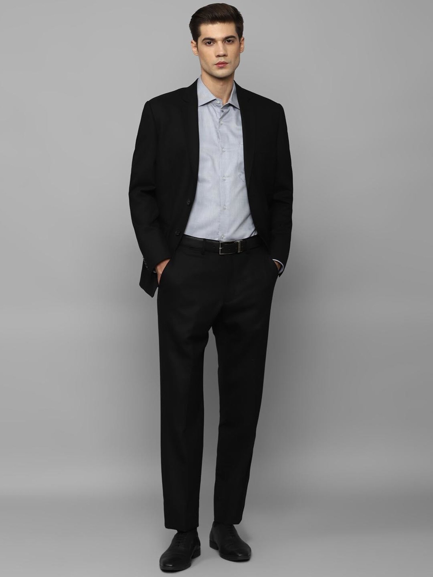 Raymond Brown  Slim Fit Printed Three Piece Suit