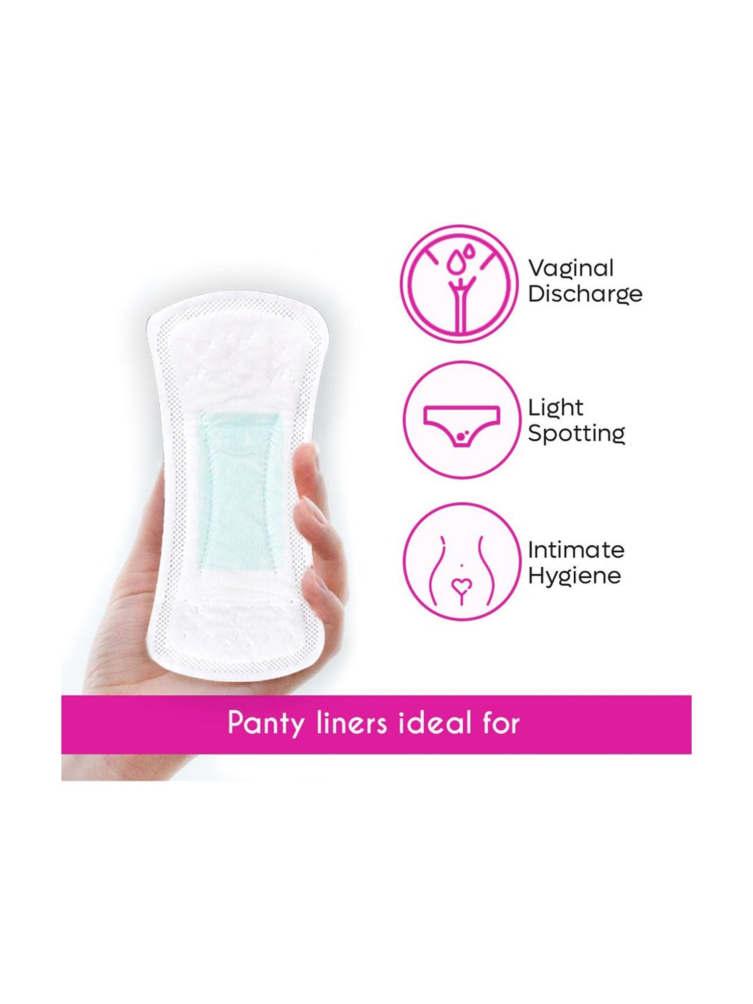 LAIQA Panty Liners (Pack of 3) XS - 60 Panty Liners
