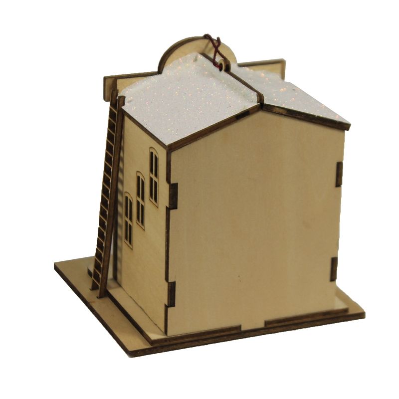 Ginger Cottages 4.0" North Pole Engine Co. #1 Firehouse Truck Hydrant  -  Tree Ornaments