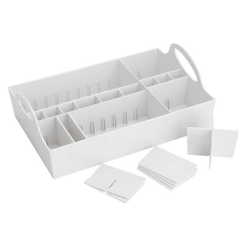 Bathroom Tray Dial White