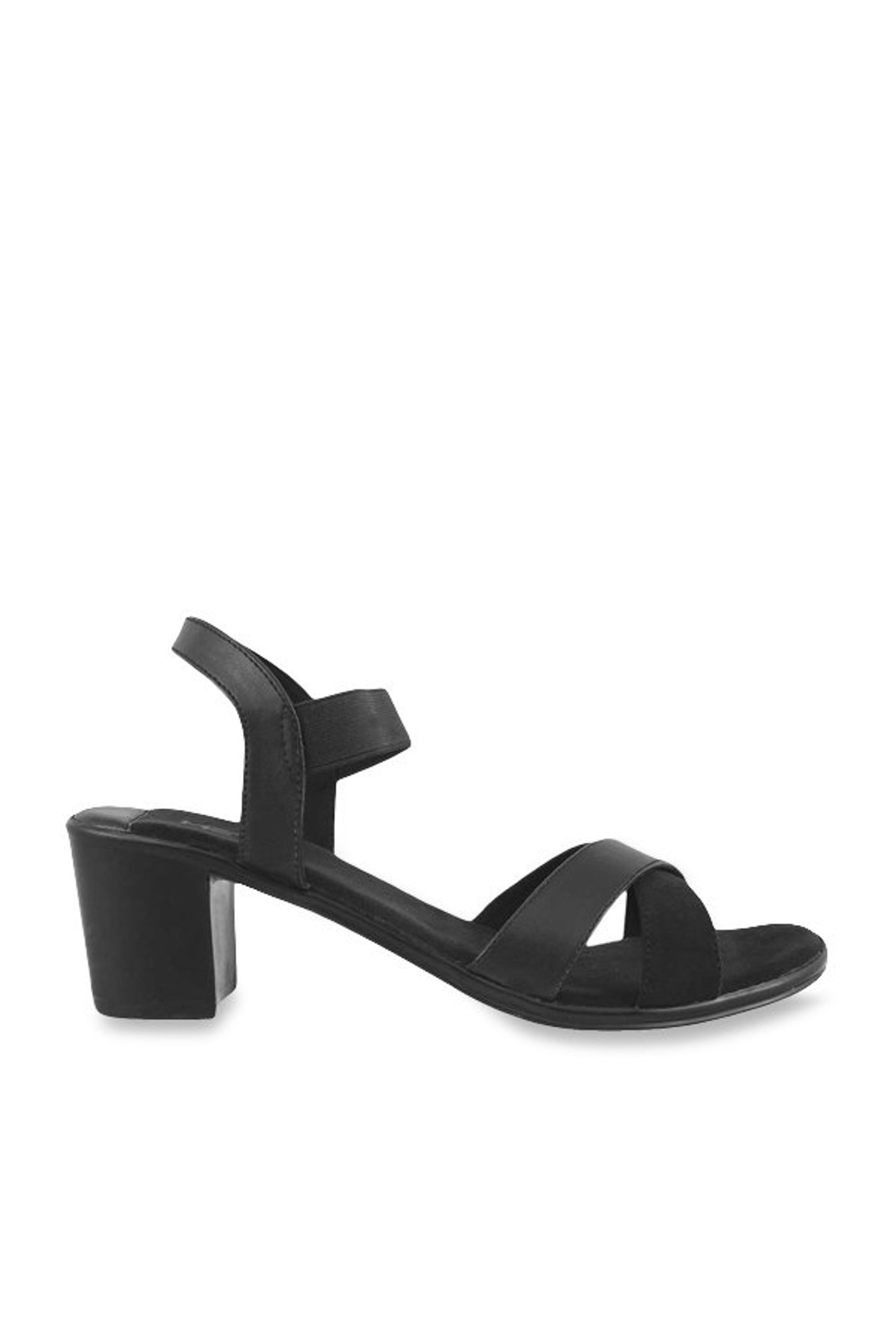 Metro Women's Black Sling Back Sandals